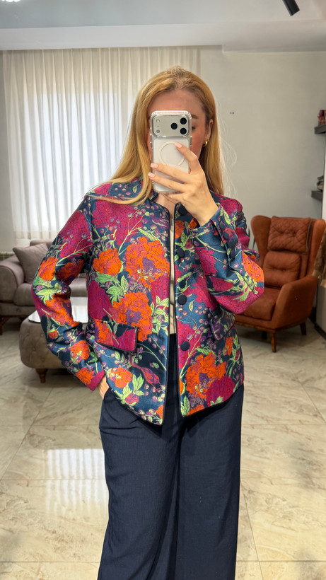 کت زنانه مجلسی ژاکاردترک وارداتی