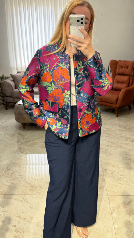 کت زنانه مجلسی ژاکاردترک وارداتی